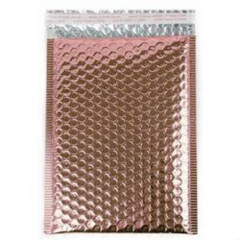 20 Rose Gold Bubble Mailer Packs 5x9
